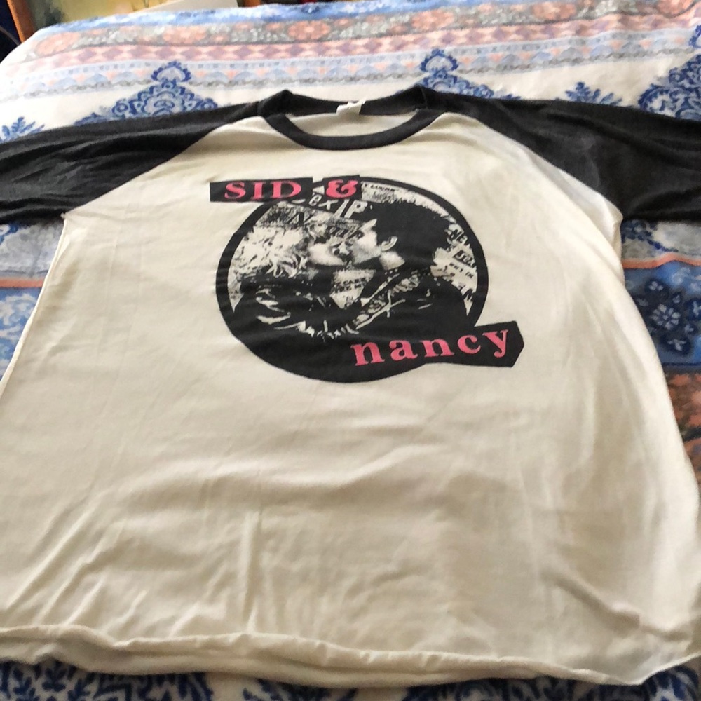Sid and Nancy Sex Pistols Baseball Tee
